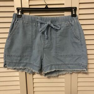 Denim pull on shorts size 10